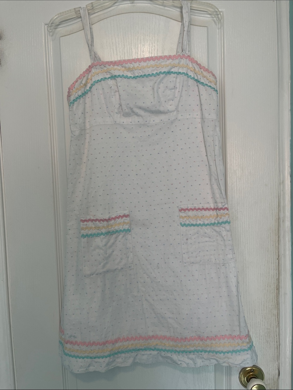 Vintage Betsey Johnson candy kawaii Sundress with rickrack Trim